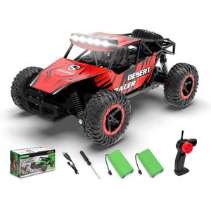 RACENT Auto a control remoto para niños de 20 KPH Monster Truck 1:16 All Terrains RC Truck con faros