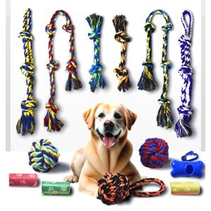 Stride Juego de juguetes para perros pequeños, juguetes de dentición para cachorros, juguetes suaves