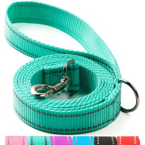SUNNQ Correa resistente para perros medianos a grandes con dos asas acolchadas de 4 pies/6 pies,