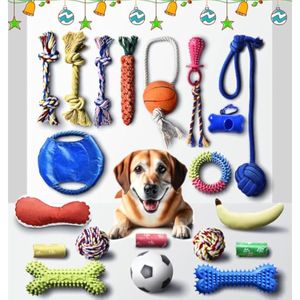 Stride Juego de juguetes para perros pequeños, juguetes de dentición para cachorros, juguetes suaves