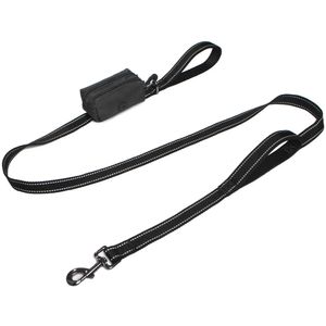 SUNNQ Correa resistente para perros medianos a grandes con dos asas acolchadas de 4 pies/6 pies,