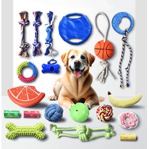 Stride Juego de juguetes para perros pequeños, juguetes de dentición para cachorros, juguetes suaves