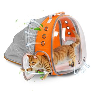 TOYSINTHEBOX Mochila transportadora para gatos con burbujas expandible, plegable, transpirable,