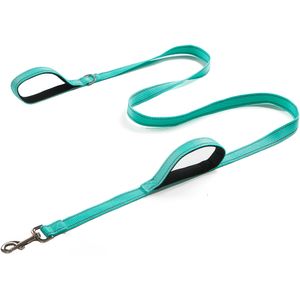 SUNNQ Correa resistente para perros medianos a grandes con dos asas acolchadas de 4 pies/6 pies,