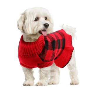 Lelepet Vestido suéter para perro, suéter para perros pequeños para niñas, suéteres de cuello alto