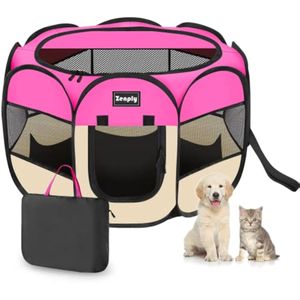 Corralito portátil para mascotas, plegable, extra resistente, no se ensambla, jaula de tienda de