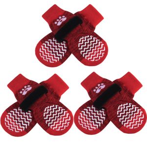 PUPTECK Calcetines antideslizantes para perros, agarres de doble cara para suelos de madera dura,