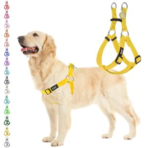 PUPTECK arnés para perro para no jalar, reflejante, ajustable, básico, de nailon, chaleco para