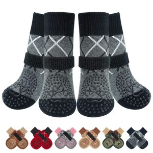 BEAUTYZOO Calcetines para perros para evitar lamer patas para suelos de madera dura,
