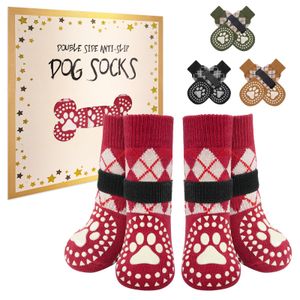 BEAUTYZOO Calcetines para perros para evitar lamer patas, zapatos de perro para pavimento caliente,