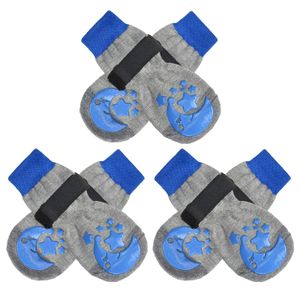 BEAUTYZOO Calcetines antideslizantes para perros, zapatos de perro para pavimento frío/caliente,
