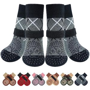 BEAUTYZOO Calcetines para perros para evitar lamer patas para suelos de madera dura,