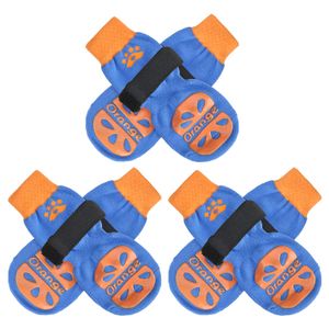 BEAUTYZOO Calcetines antideslizantes para perros, zapatos de perro para pavimento frío/caliente,