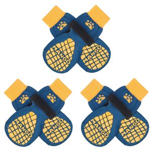 BEAUTYZOO Calcetines antideslizantes para perros, zapatos de perro para pavimento frío/caliente,