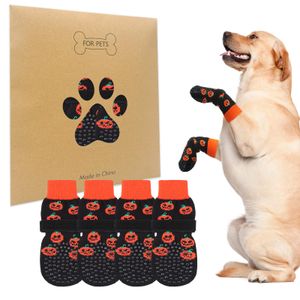 BEAUTYZOO Calcetines antideslizantes para perros pequeños, medianos y grandes, protector de patas de