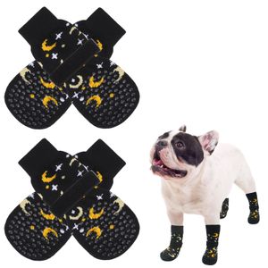 SCENEREAL Calcetines antideslizantes para perros para pavimento frío/caliente, botas de perro de
