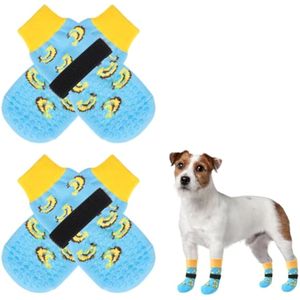 SCENEREAL Calcetines antideslizantes para perros para pavimento frío/caliente, botas de perro de