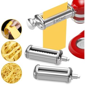 KitchenAid - Juego de accesorios para hacer pasta de 3 piezas para batidora de pie, accesorios de