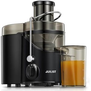 Juilist - Extractor de exprimidores de boca ancha de 3 pulgadas, potencia máxima de 800 W, para