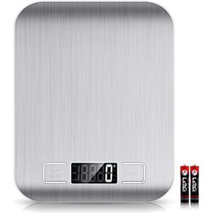 Mik-Nana Báscula de alimentos, báscula digital de cocina de 22 libras, peso gramos y onzas para