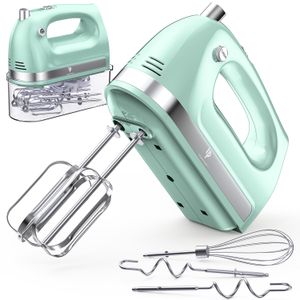 LILPARTNER - Batidora de mano eléctrica, ultrapotencia de 400 W, con 2 tipos de velocidad de 5