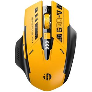 INPHIC Ratón, 3 modos Bluetooth 5.0 y 4.0 mouse inalámbrico recargable 2.4G con 6 botones, mouse