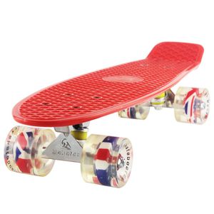 Skateboards Mini Cruiser - Patineta (56 cm), diseño retro para niños chicos jóvenes principiantes