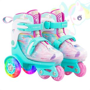 METROLLER Patines ajustables para niños pequeños patines para niños pequeños Gilrs niños