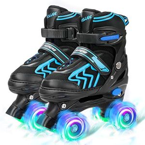 Patines ajustables para niños pequeños con ruedas iluminadas para niños y niñas, principiantes para