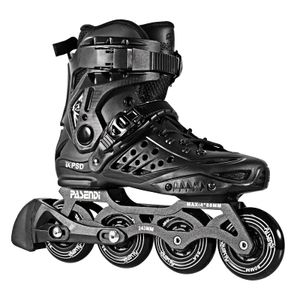 PASENDI Patines profesionales en línea con ruedas de 0.157 x 3.150 in, patines de una sola fila de