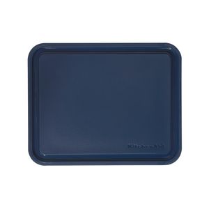 KitchenAid Tabla de cortar clásica de plástico con zanja perimetral y bordes antideslizantes, apta