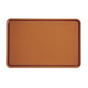 KitchenAid Tabla de cortar clásica de plástico con zanja perimetral y bordes antideslizantes, apta