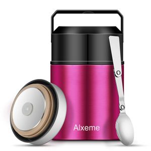 Contenedor de comida con aislamiento térmico para sopa, lonchera Bento para alimentos fríos y