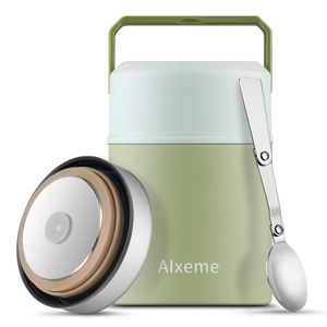 Contenedor de comida con aislamiento térmico para sopa, lonchera Bento para alimentos fríos y