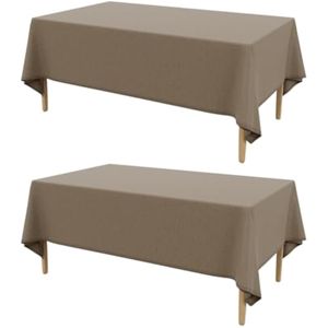 AUSSPVOCT Mantel rectangular de lino texturizado de 52 x 70 pulgadas, impermeable, a prueba de