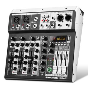 Mezclador de audio de 8 canales, mezclador de DJ, consola de tablero de sonido, 16 Dsp, interfaz de