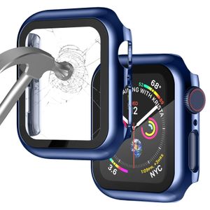 Funda compatible con Apple Watch de 1.496 pulgadas Series 3/2/1/con protector de pantalla de vidrio