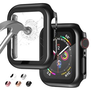 Funda compatible con Apple Watch de 1.496 pulgadas Series 3/2/1/con protector de pantalla de vidrio