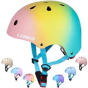 Casco de bicicleta para niños, cascos de patineta para niños de 2 a 3 a 5 a 8 a 14 años, ajustable,