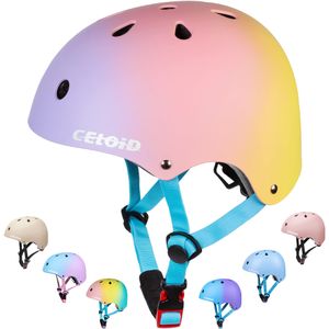 Casco de bicicleta para niños, cascos de patineta para niños de 2 a 3 a 5 a 8 a 14 años, ajustable,