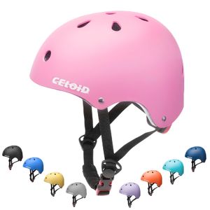 Casco de bicicleta para niños, cascos de patineta para niños de 2 a 3 a 5 a 8 a 14 años, ajustable,