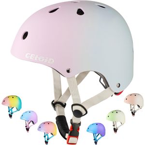Casco de bicicleta para niños, cascos de patineta para niños de 2 a 3 a 5 a 8 a 14 años, ajustable,