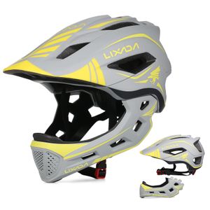 Lixada Casco de ciclismo para niños, casco de ciclismo desmontable ajustable para niños, bicicleta,