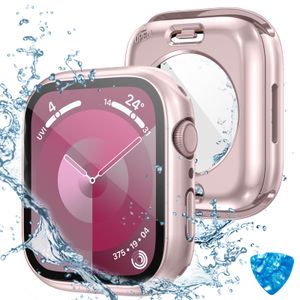 Tensea - Funda protectora de pantalla impermeable para Apple Watch (2 en 1) para Apple Watch Serie