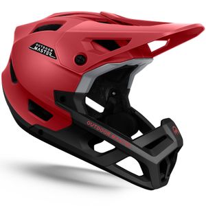 OutdoorMaster Casco de bicicleta de montaña de cara completa para hombres y mujeres, dos