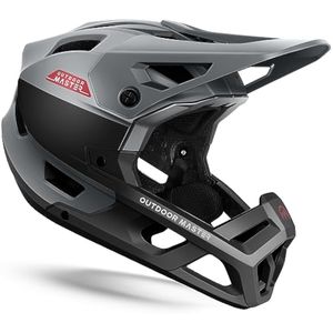 OutdoorMaster Casco de bicicleta de montaña de cara completa para hombres y mujeres, dos