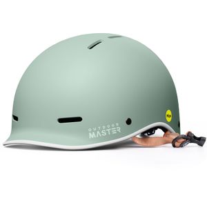 OutdoorMaster MIPS - Casco de bicicleta para adultos, casco de ciclismo ajustable para hombres y