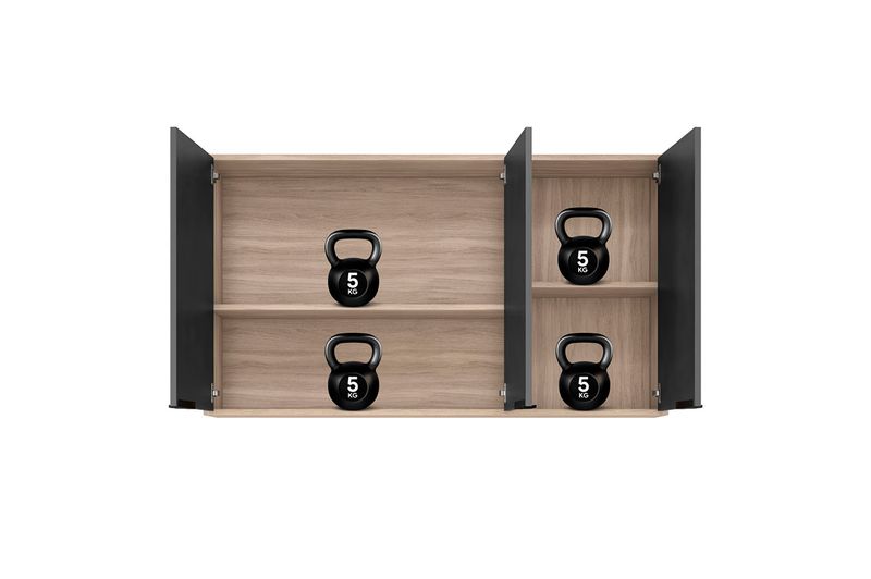 Alacena Demobile Firenze 3 Ptas 94331-163 120x67 cm Avena Grafito_0003_PESO MAXIMO SOPORTADO -4-