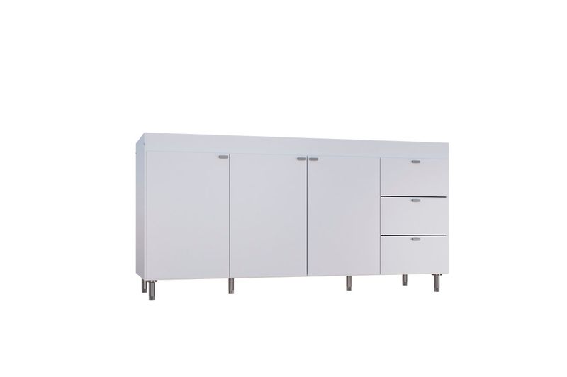 Bajo Mesada Orlandi 4000 160x80x47 cm Blanco_0001_Bajo 160 - frente - BLANCO