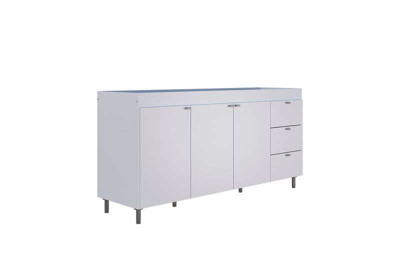 Bajo Mesada Orlandi 4000 160x80x47 cm Blanco_0002_Bajo 160 - perfil - BLANCO